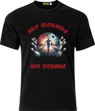 Personalised 3D ten pin Bowling Funny Humour Full Colour D.T.F  T shirt