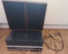 Vintage Waltham STM 25 Stereo Music Centre Record Player Deck Radio and Speakers