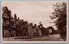 Beverley Postcard Yorkshire North Bar Without Real Photo RPPC Postmark Posted