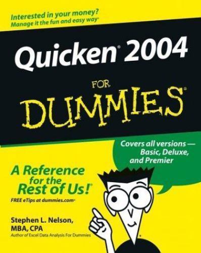 Quicken 2004 for dummies - quicken,