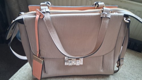 Juno faux leather beige - leather, bag