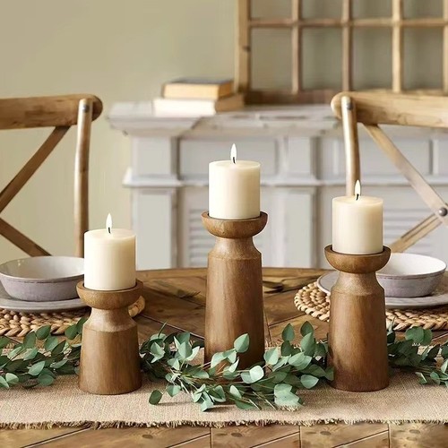 3pcs natural wooden - 3pcs,