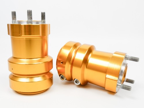 Gold aluminium double bolt - double,