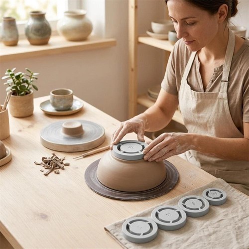 Pottery foot ring tool set - foot,