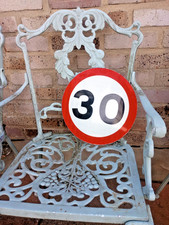 Genuine  Retired  Road Sign 30