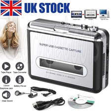 Cassette Tape Player - Portable Converter Recorder Convert Tapes to Digital MP3