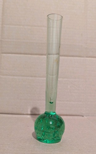 Vintage bubble glass bud vase - vintage,