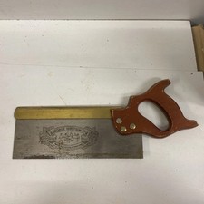 Vintage  Brass Backed Tennon