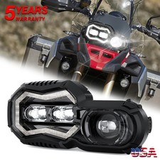 DOT Black LED Headlight