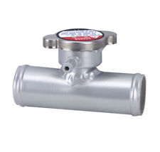 38mm Aluminum Radiator Inline Filler Neck Hose With Cap 1-1/2" Hose