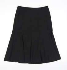 NEXT Womens Grey Polka Dot Polyester Blend Trumpet Skirt Size 6