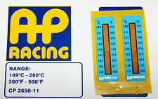 AP Racing Temperature Indication Strips x2 for all Brembo calipers used on track
