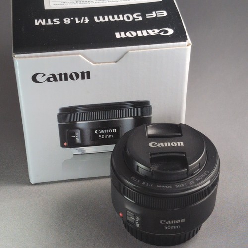 Canon 50mm stm lens - ef, f1.8