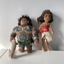 Moana & Maui Plush Toys With