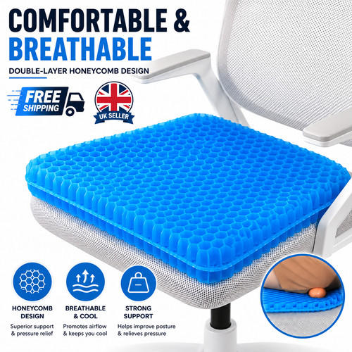 Orthopaedic gel seat cushion - seat,