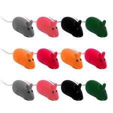 12 Pcs Plush Mouse Cat Toys