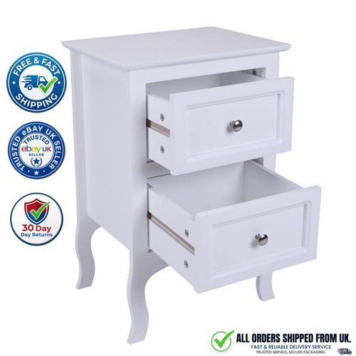 Large white night table - large,