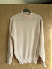 Scottish Cashmere Soft Pink Cashmere Jumper Size 38 (fits 10-14) Ex Brora