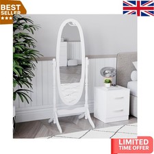 Adjustable Oval Cheval Mirror