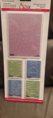 Sizzix embossing folders - sizzix,