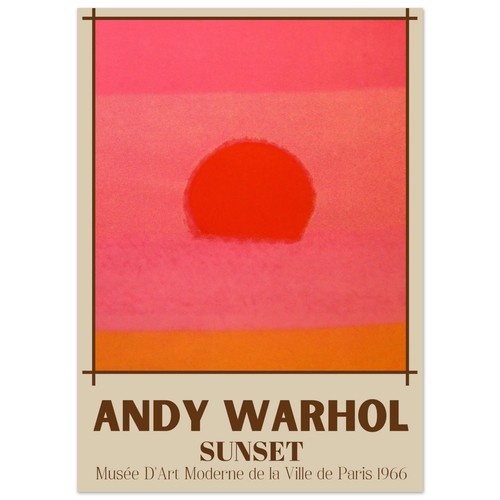 Andy warhol sunset - warhol, pop