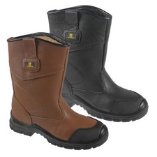 Mens leather rigger - mens, boots