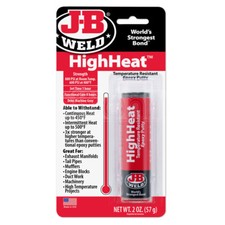 JB Weld HighHeat 57g Heat Temperature Resistant Epoxy Putty Metal Repair Filler