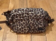 PORTER HEADPORTER RARE LEOPARD PRINT WAIST CROSS BODY BAG JAPAN