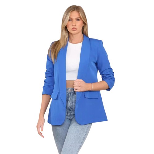 Women ruched sleeve - ruched,