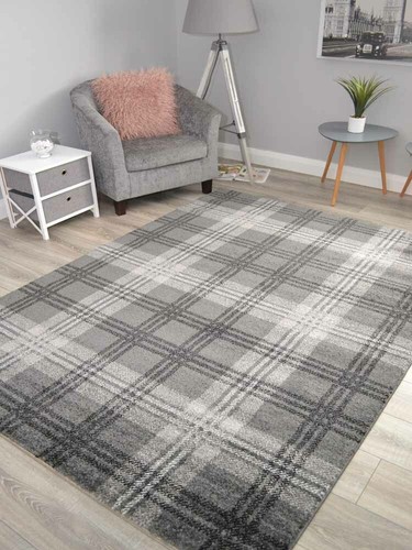 Livingroom rug tartan carpet - livingroom,