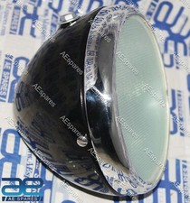 7" Miller Type Black Headlight