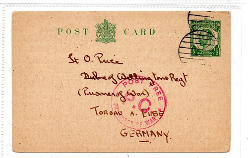 Ww1 censored postal - censored,