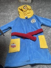 Fireman Sam Dressing Gown Boys 3 Years 98cm
