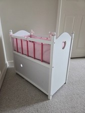 Baby Doll Cot With Bedding And Storage