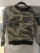 Cp Company Boys Camo Jumper