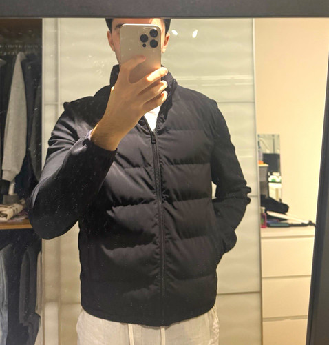 Zara black puffer - zara, mens