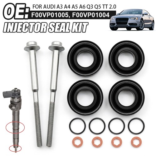 Injector seal kit retainers - seal, +