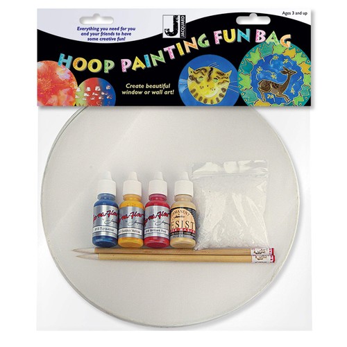 Jacquard hoop painting fun bag - hoop,