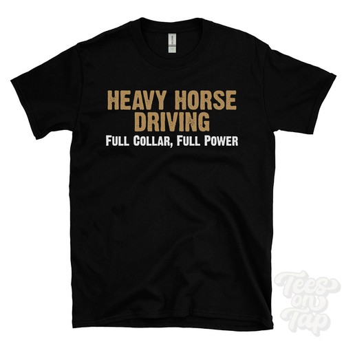 Heavy horse driving full - heavy,