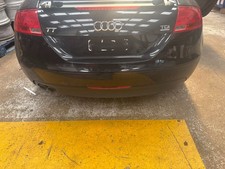 2006-2014 AUDI TT MK2 COMPLETE REAR BUMPER IN BLACK  LZ9Y