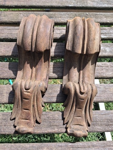 Vintage wooden corbels with - corbels,