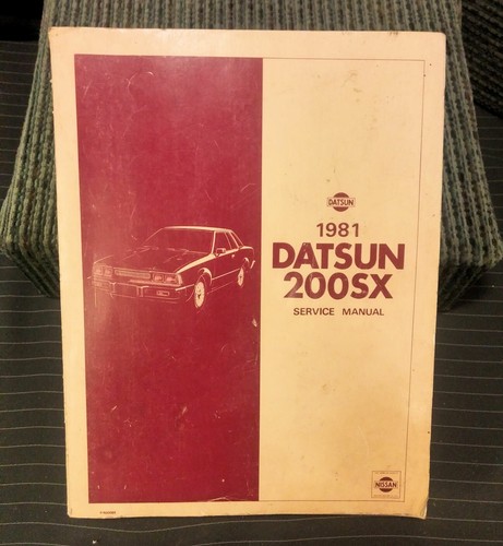 Datsun 200 service manual - manual, ~