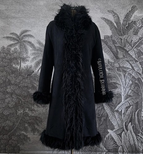 Epic vintage black afghan coat - afghan,