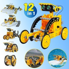 12-in-1 Solar Powered Robotics