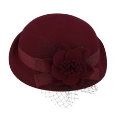 Women’s Vintage Wool Cloche