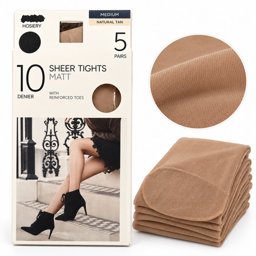 Ladies denier sheer matt - 10,