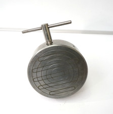 Brown And Sharpe 6 1/2" Diameter Permanent Magnetic Chuck With a 4MT Arbor.