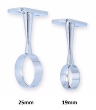 19/25 mm CHROME WARDROBE RAIL
