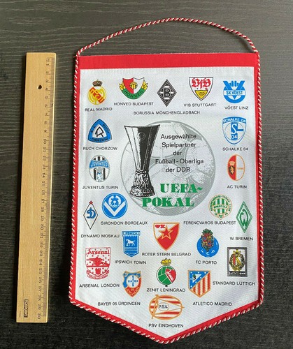 Pennant uefa cup with real - pennant,
