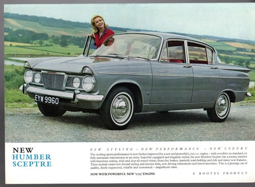 Humber sceptre mk2 1725cc - humber,